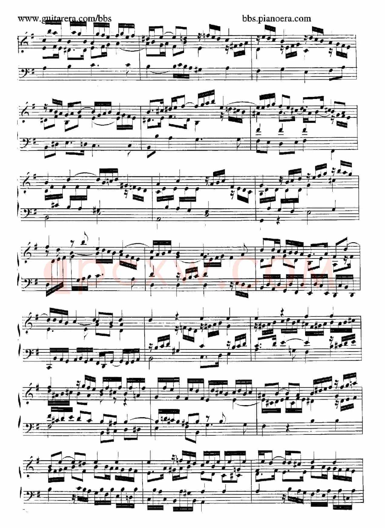 Suite No.4 in e Minor HWV 429（e小调第四组曲）