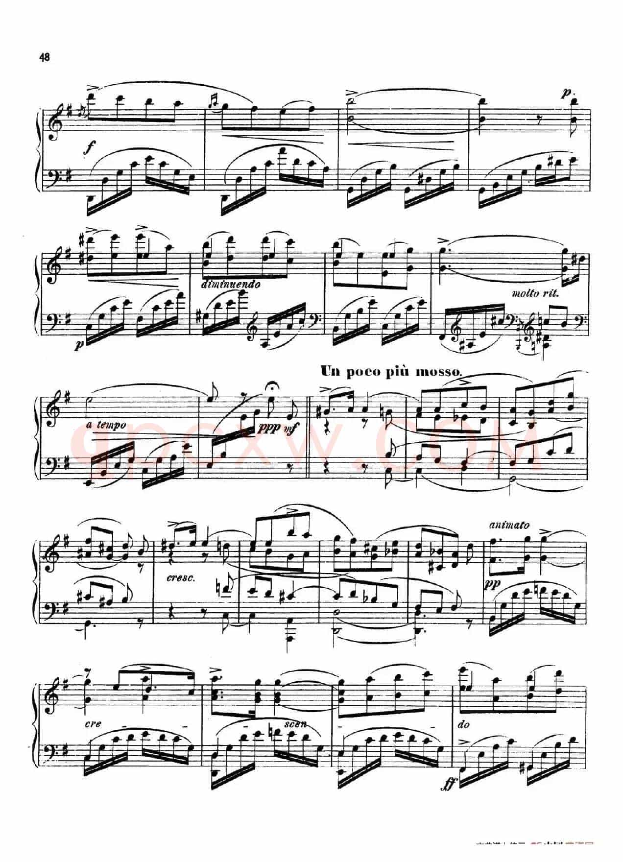 24 Characteristic Pieces Op.36（24首性格小品·10）