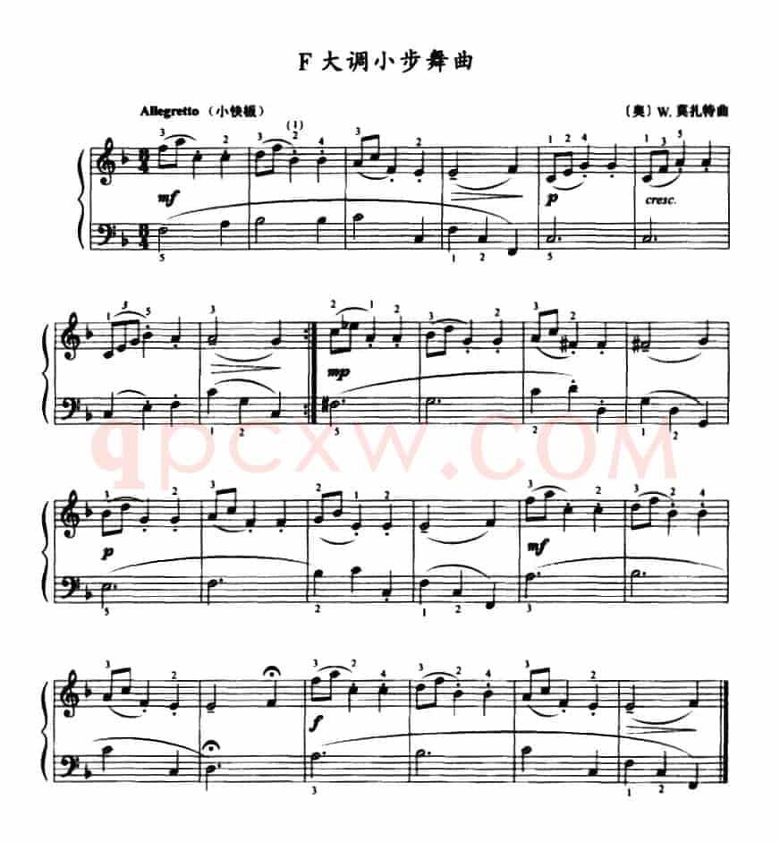 F大调小步舞曲