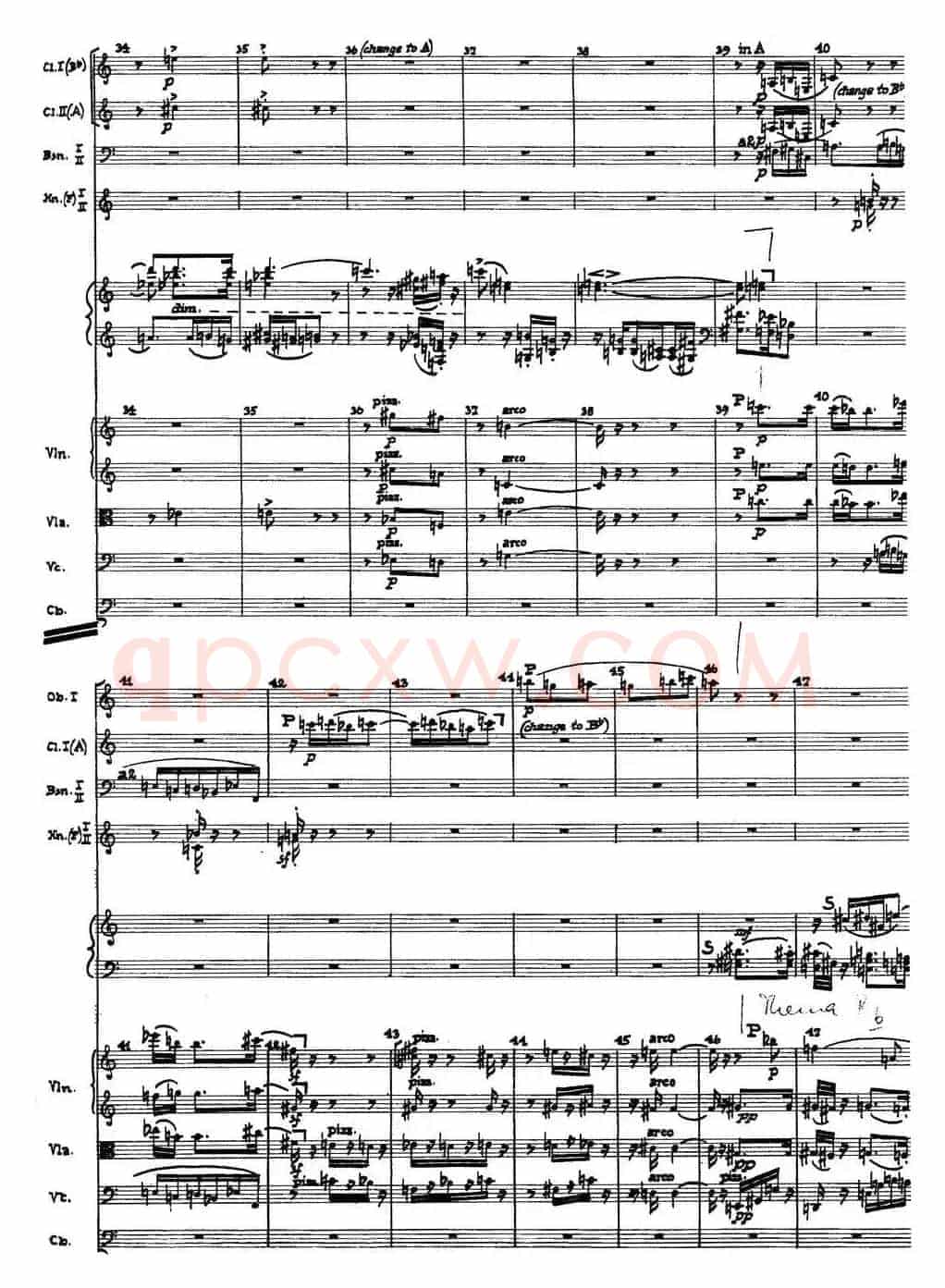 Piano Concerto Op.42（钢琴协奏曲总谱P1-34）