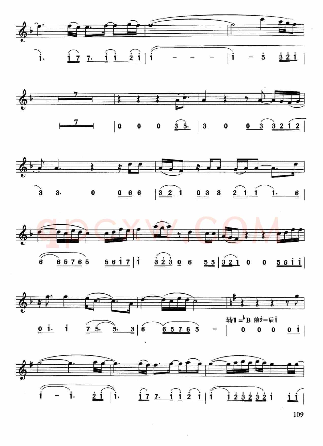 我会永远爱你（美国影片《保镖》插曲）（线简谱对照版）