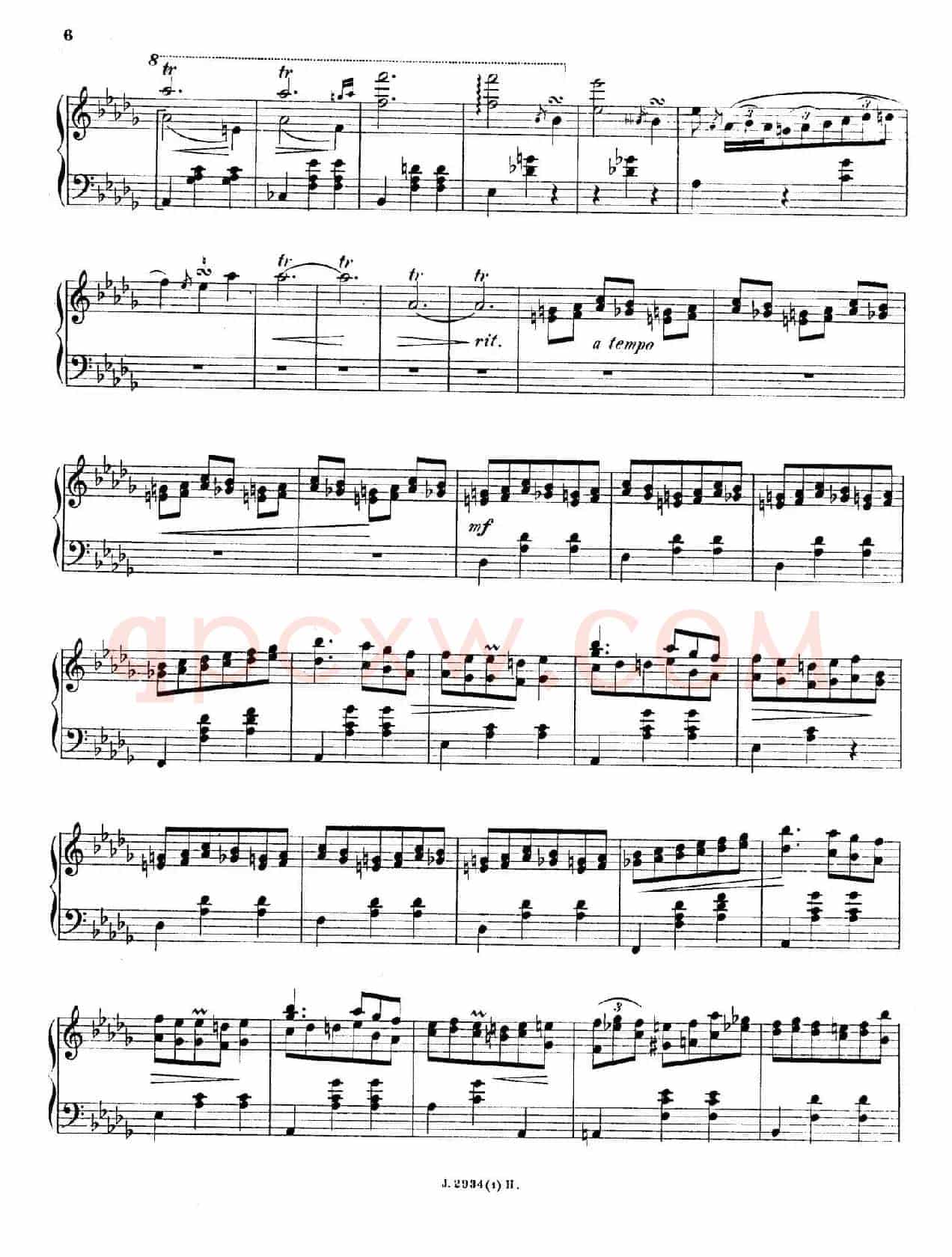 6 Etudes de Concert（6首音乐会练习曲·1）