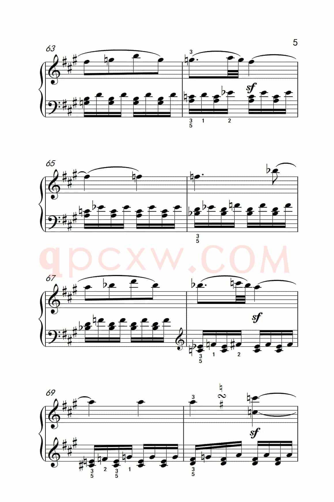奏鸣曲 Opus 2 Nr.2 第一乐章（贝多芬奏鸣曲集 1）
