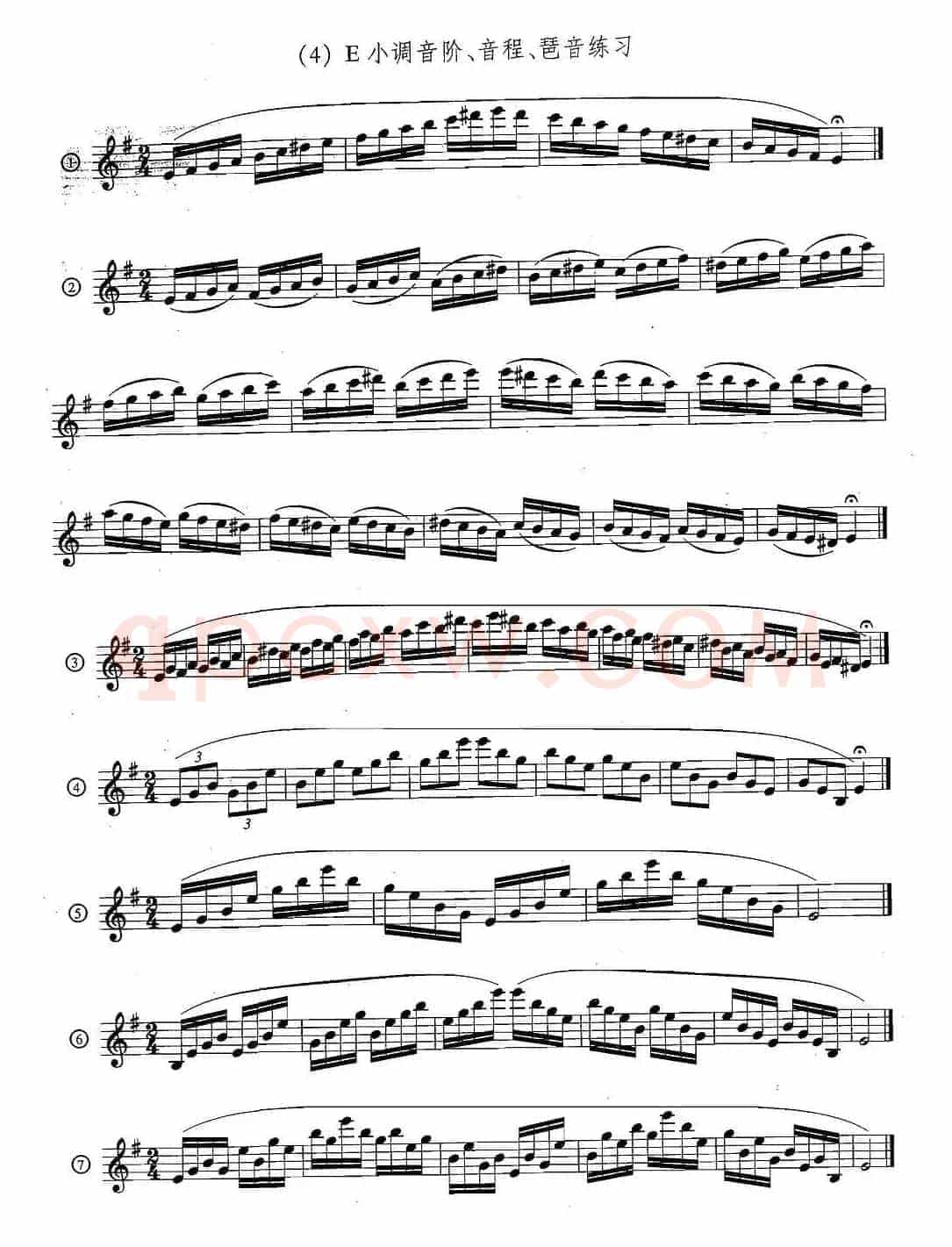 萨克斯练习曲合集（5—33）日常基础练习