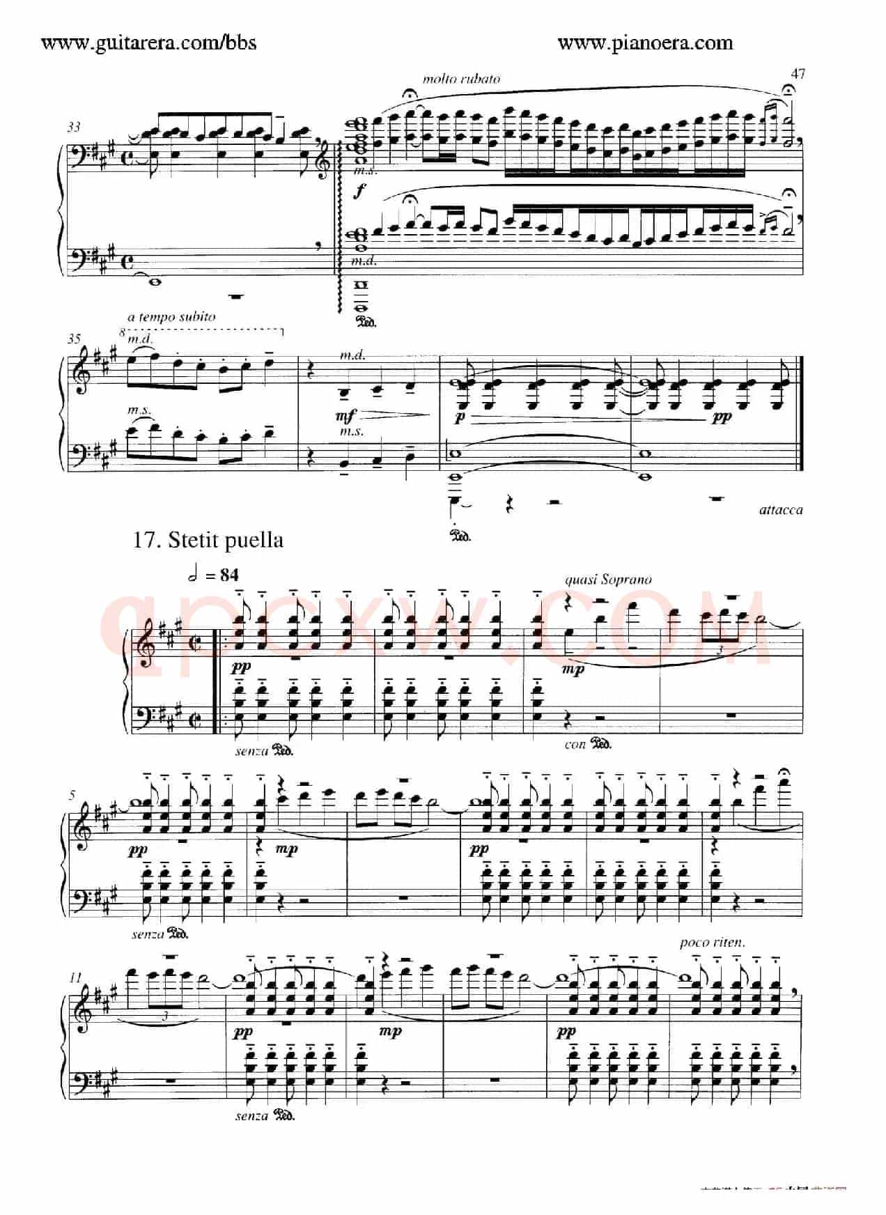 Carmina Burana（布兰诗歌）（清唱剧）