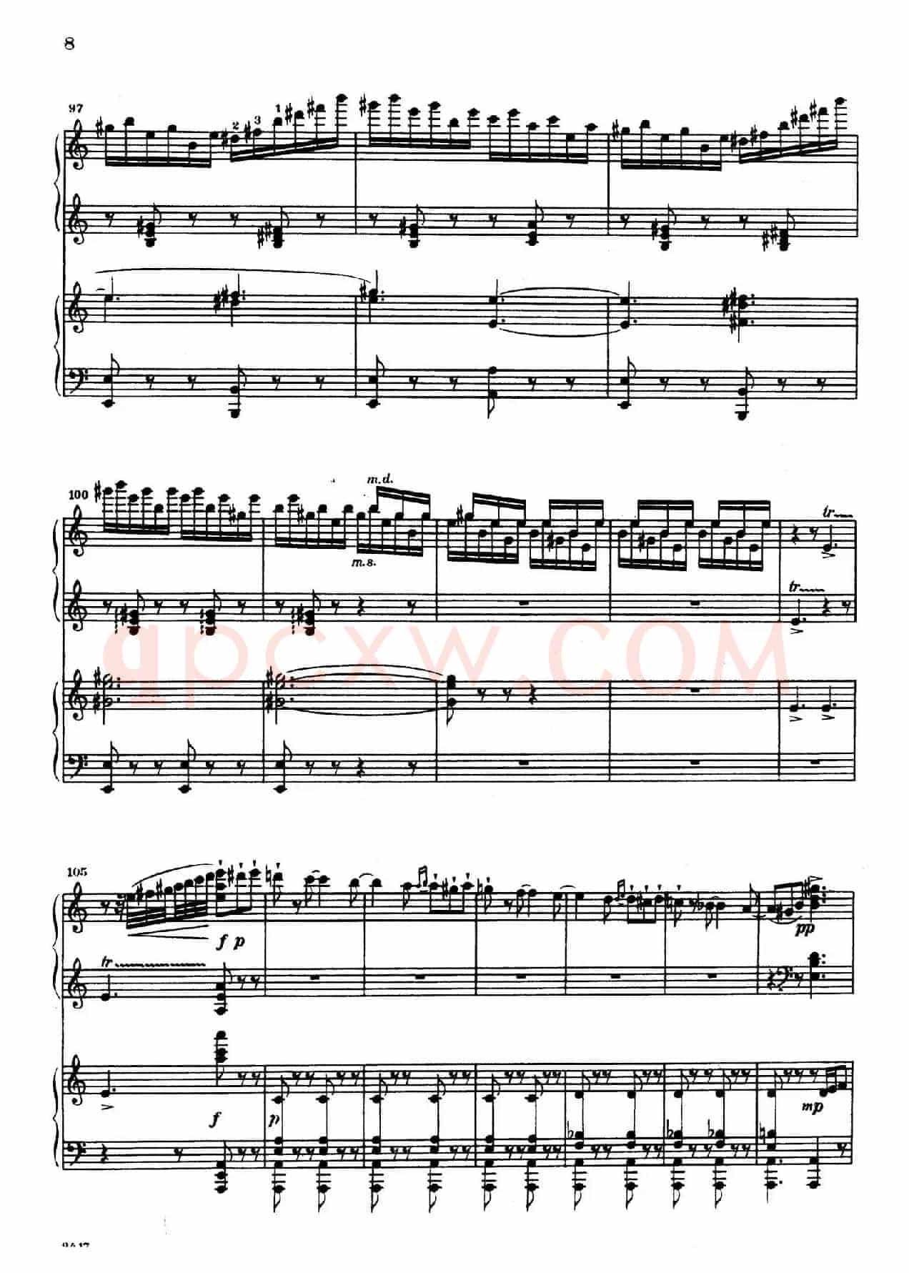 Introduction et Rondo Capriccioso Op.28(引子与随想回旋曲·双钢琴)
