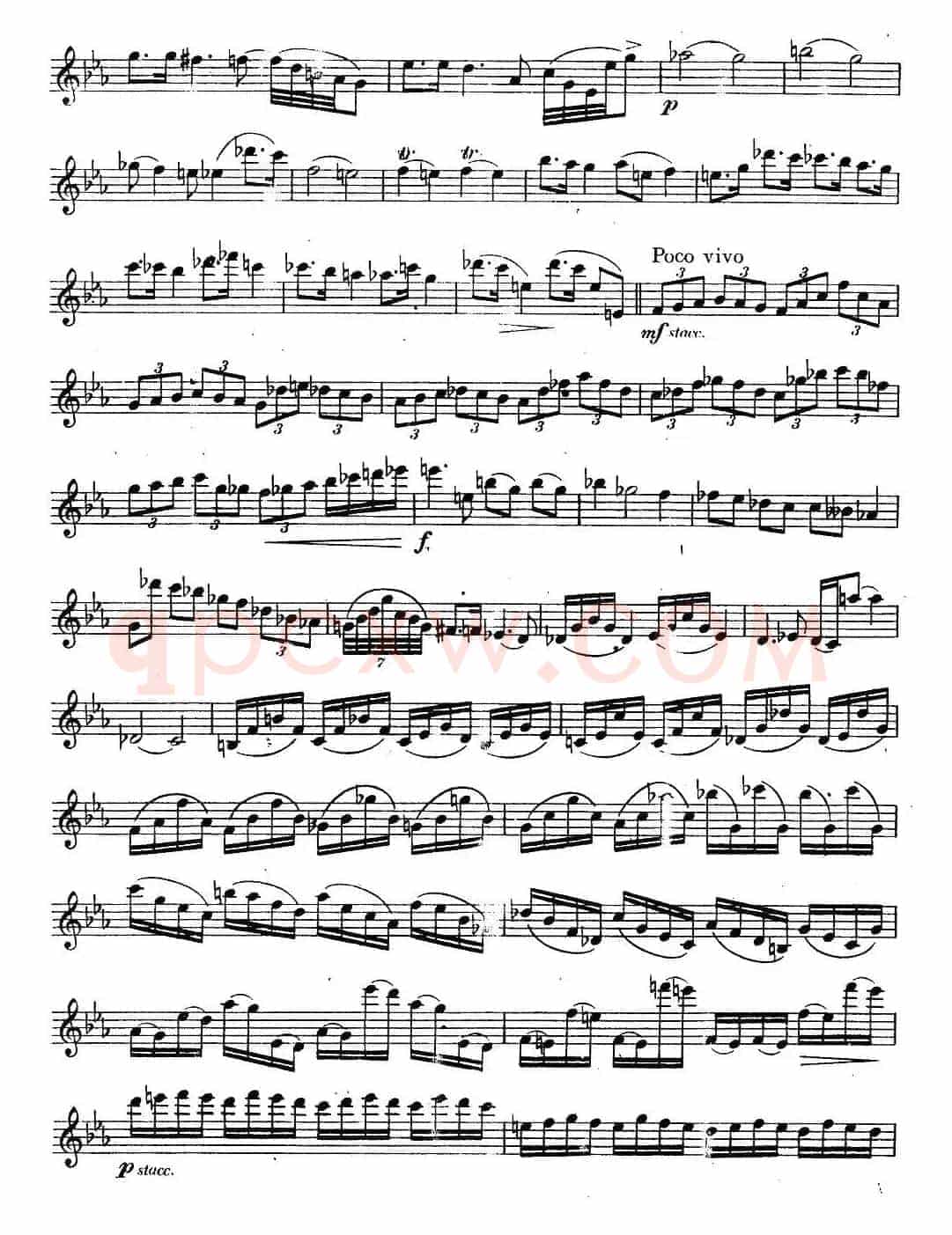 奇特克-萨克斯练习曲之16（ETUDY PRO SAXOPHON - FR ZITRK.op.3）