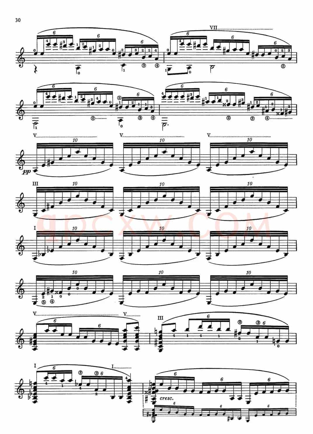 Joaquin Rodrigo Music for Guitar（罗德里戈吉他音乐P22-35）（古典吉他）