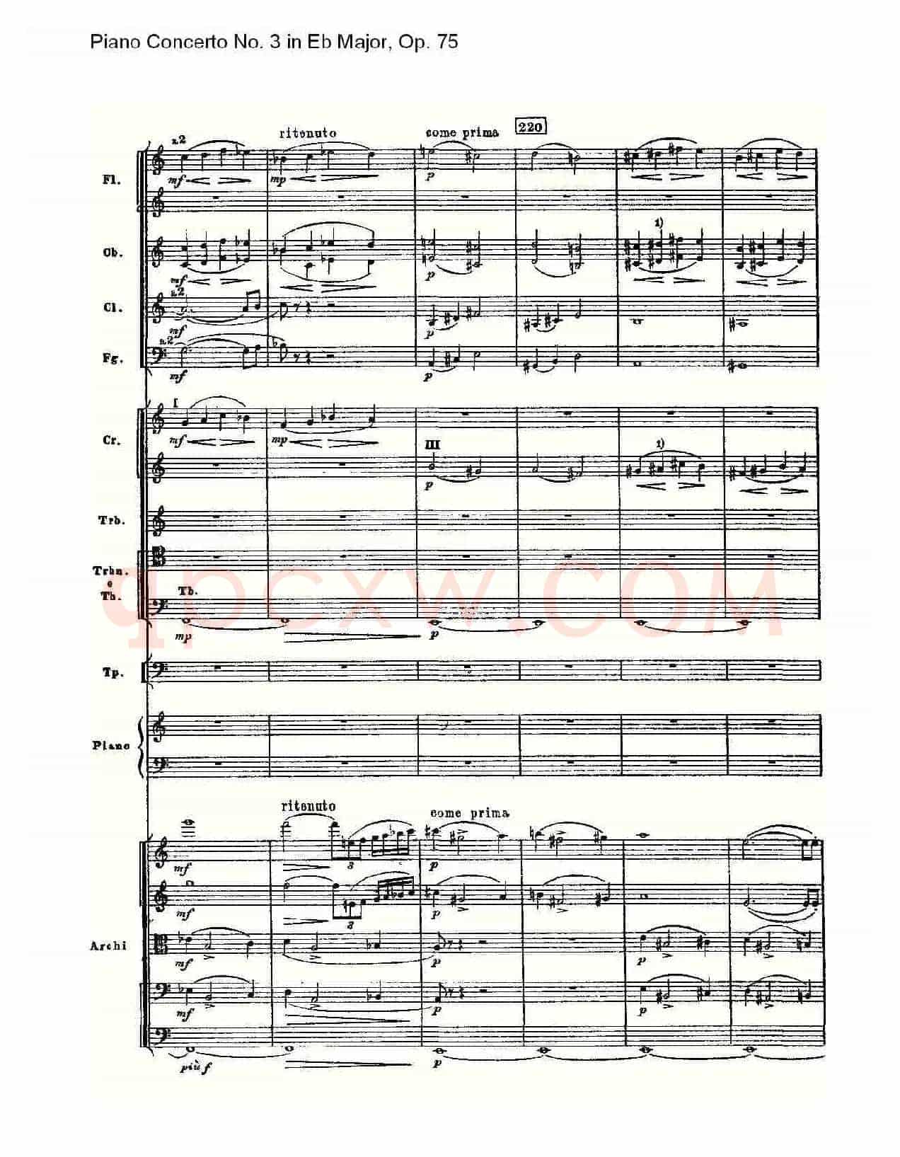 Piano Concerto No.3 in Eb Major, Op.75(Eb大调第三钢琴协奏)