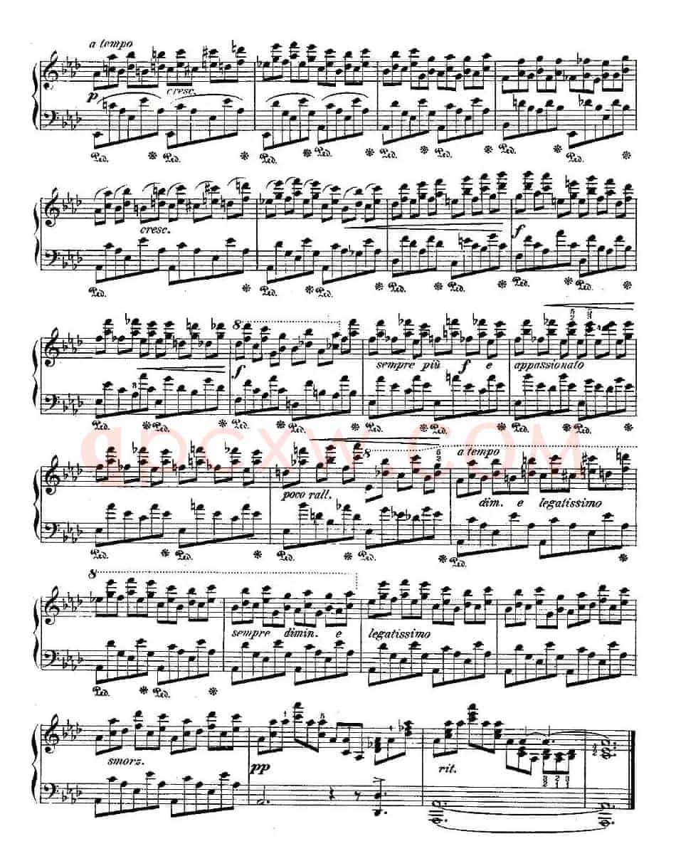肖邦钢琴练习曲，Op.10之十