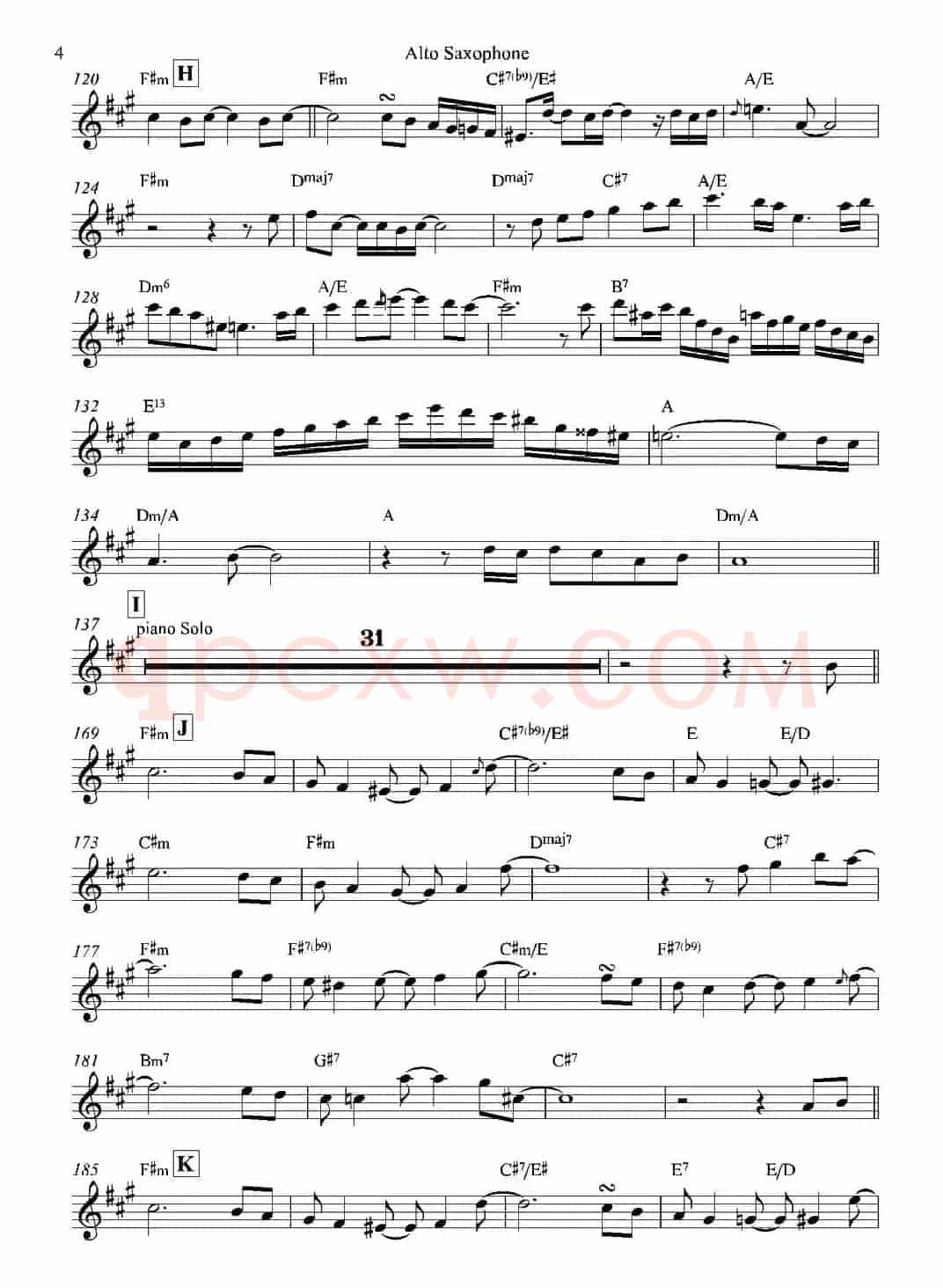 Bossa Real（中音萨克斯）