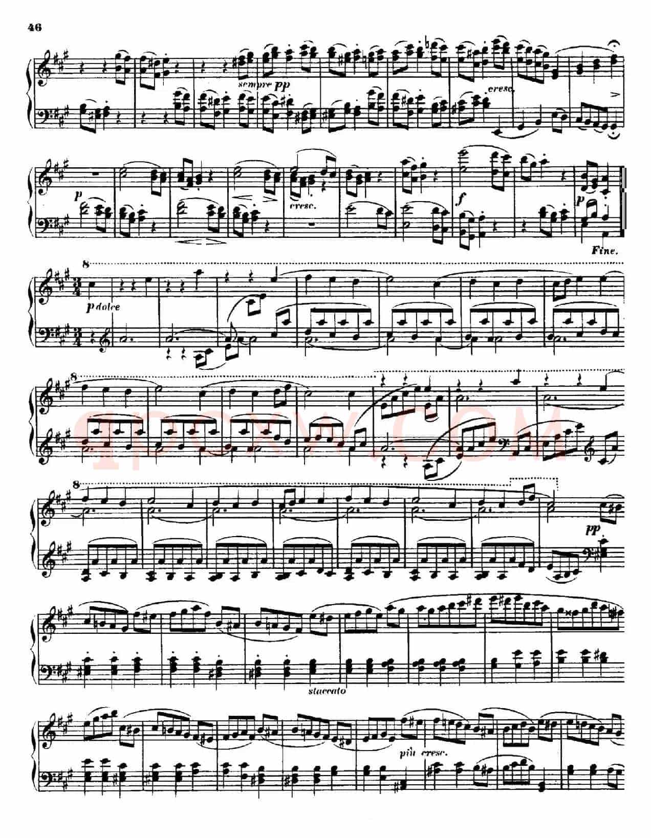String Quartet No.15 in a Minor Op.132(a小调第十五弦乐四重奏·钢琴独奏版)