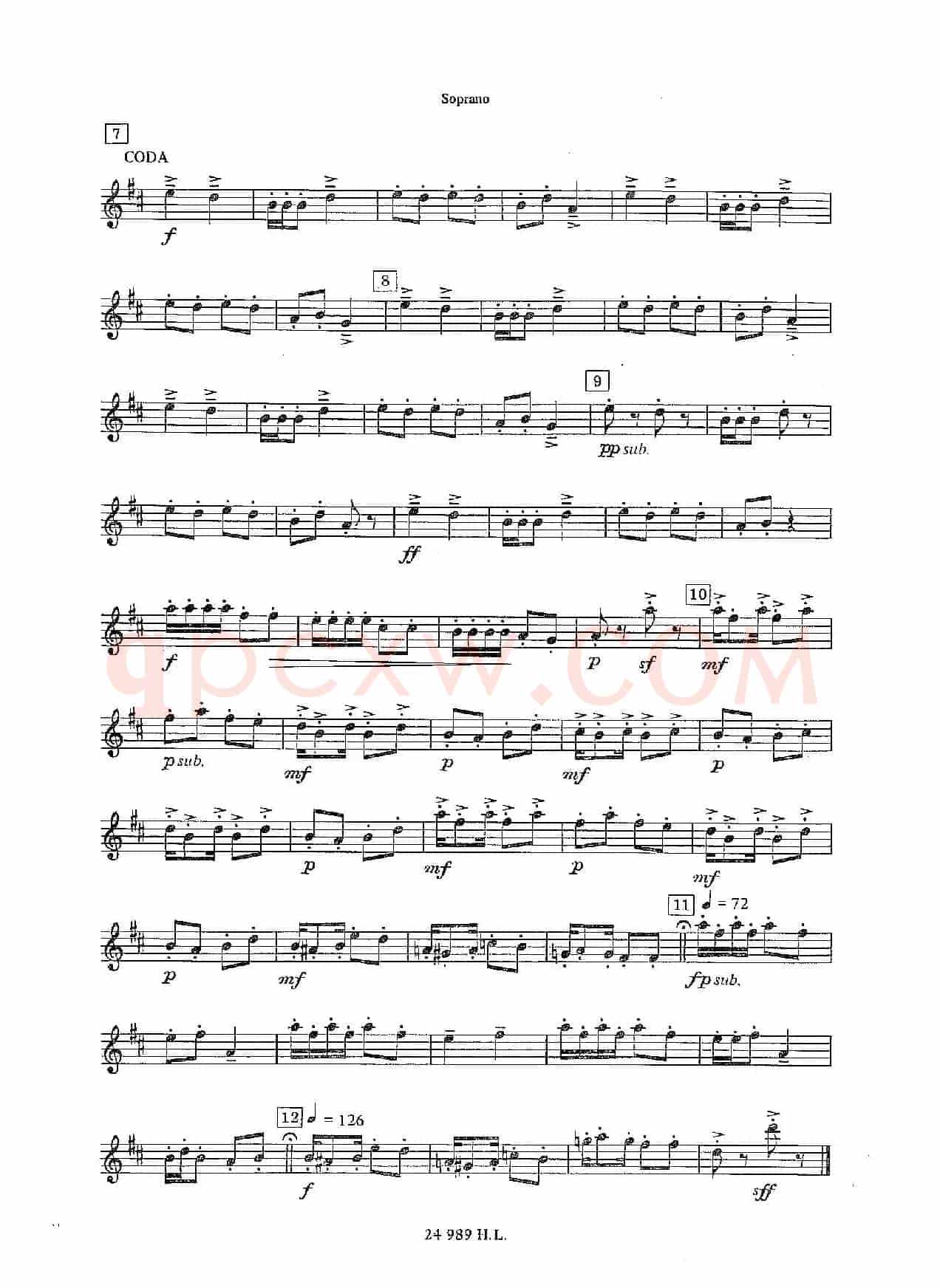 Chinese Rag （四重奏总谱+分谱）
