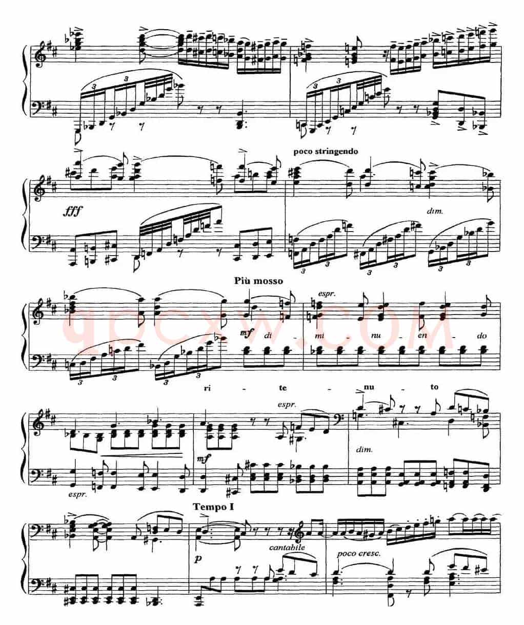 柴可夫斯基18首钢琴小品Op.72(5.Meditation)