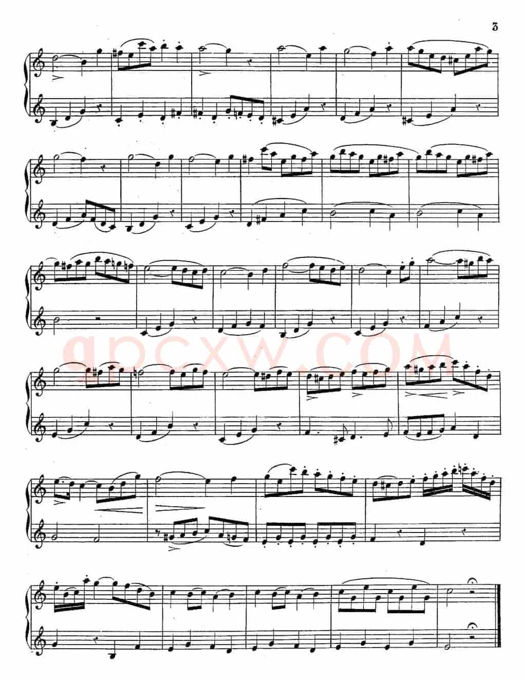 H·Klose二重奏练习曲（No.1）