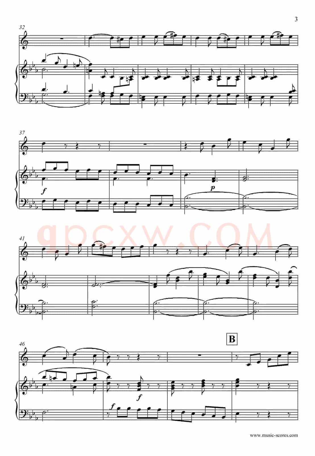Mozart：Concerto KV495 No.4-3st Rondo 回旋曲（上低音萨克斯+钢琴伴奏）