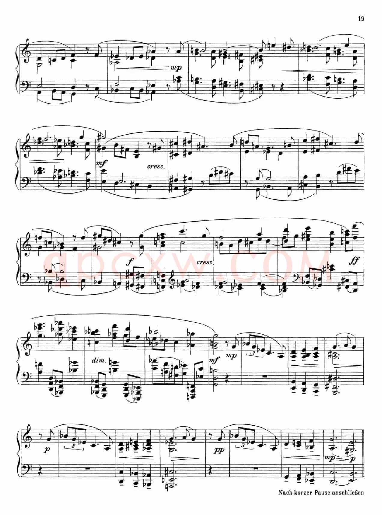 Piano Sonata No.1（第一钢琴奏鸣曲·Ⅳ）