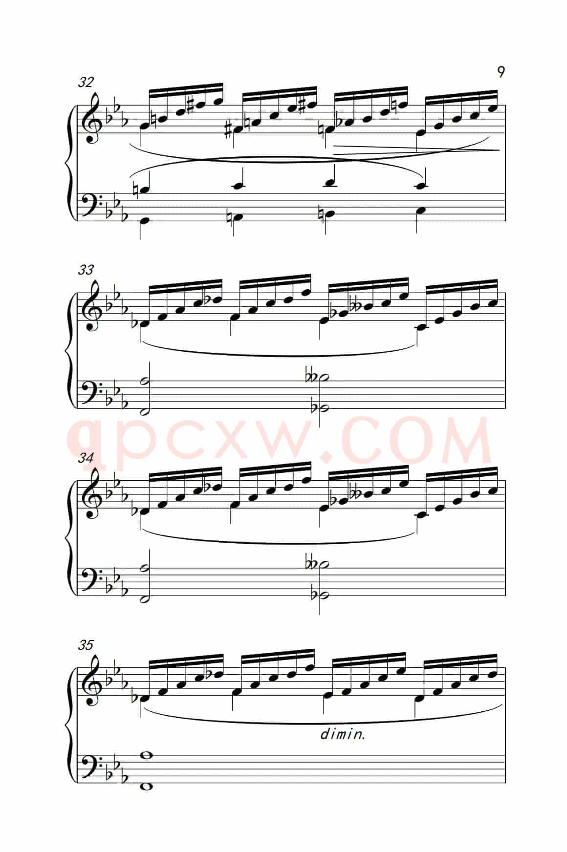 莫什科夫斯基 钢琴练习曲（第十四首）