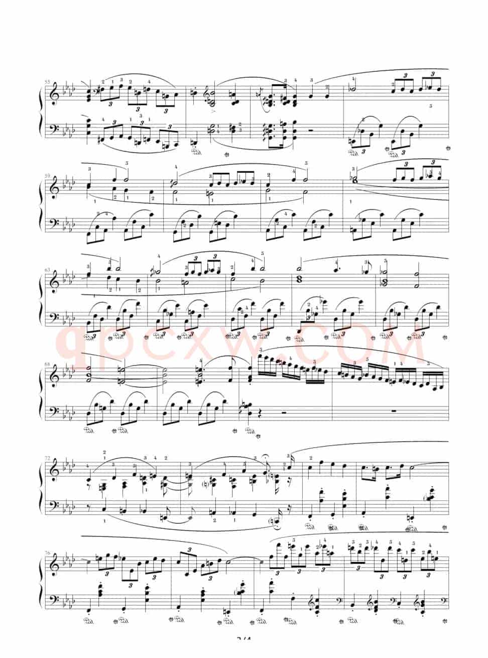 f小调夜曲，Op.55,No.1（肖邦第15号夜曲）