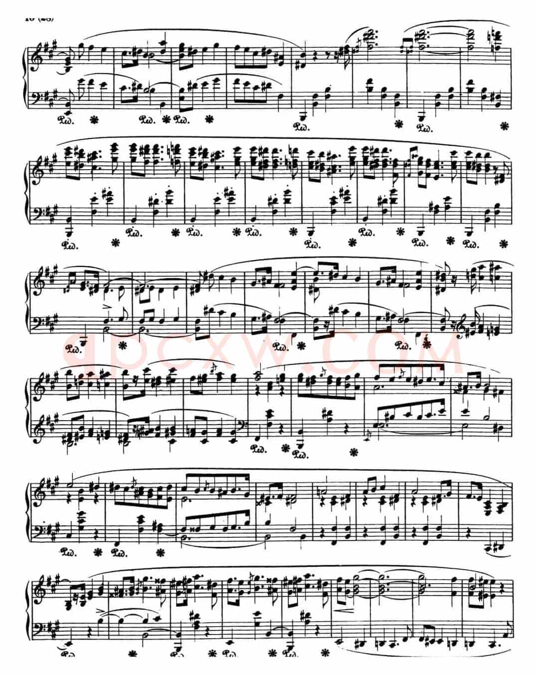 肖邦 波兰舞曲 Op.44 升f小调 Polonaise