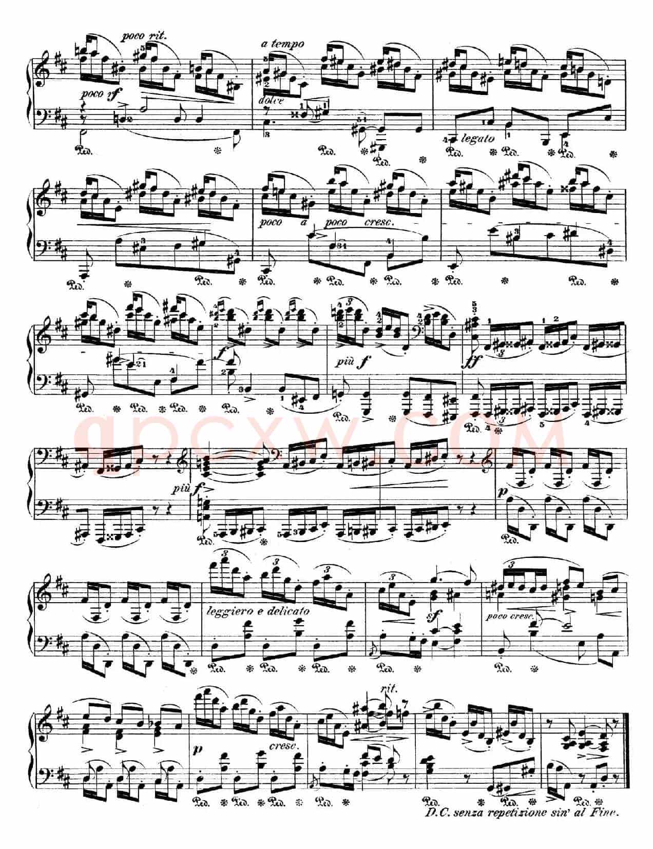 Trois Polonaises Op.71(3首波兰舞曲 No.1)