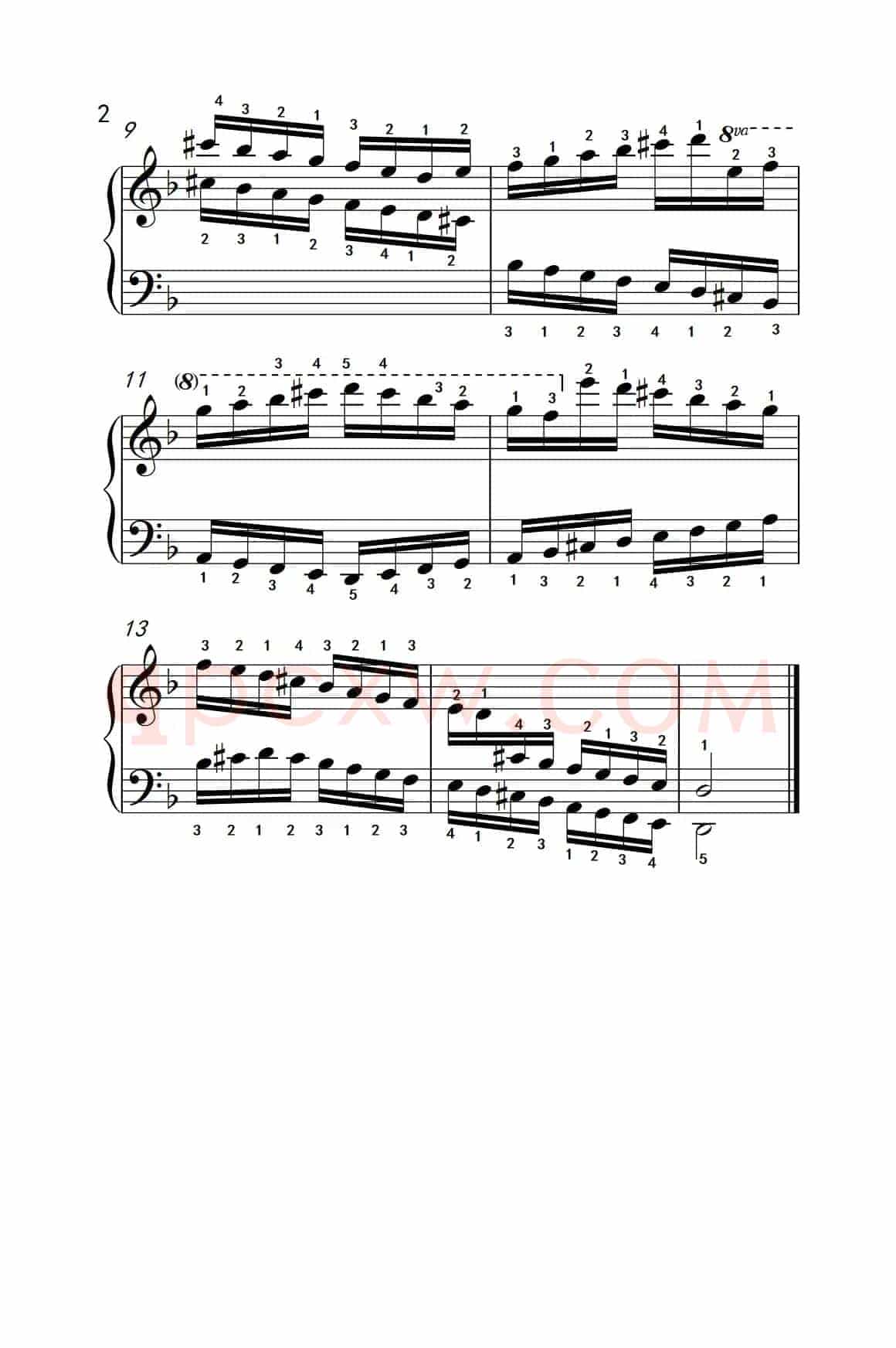 第九级6.d和声小调音阶（中央音乐学院 钢琴（业余）考级教程 7-9级）