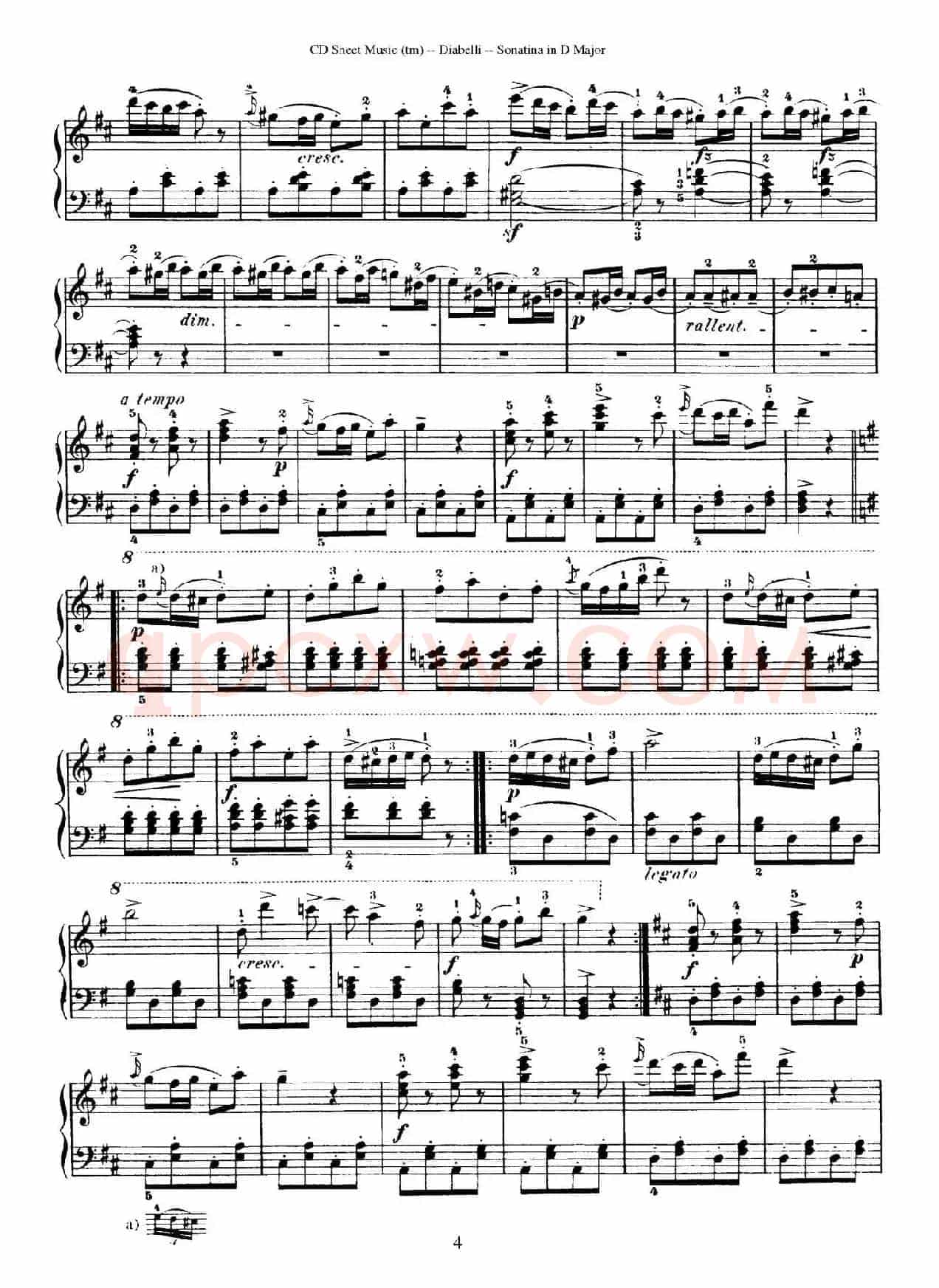 7 Piano Sonatinas Op.168(7首钢琴小奏鸣曲 No.5)
