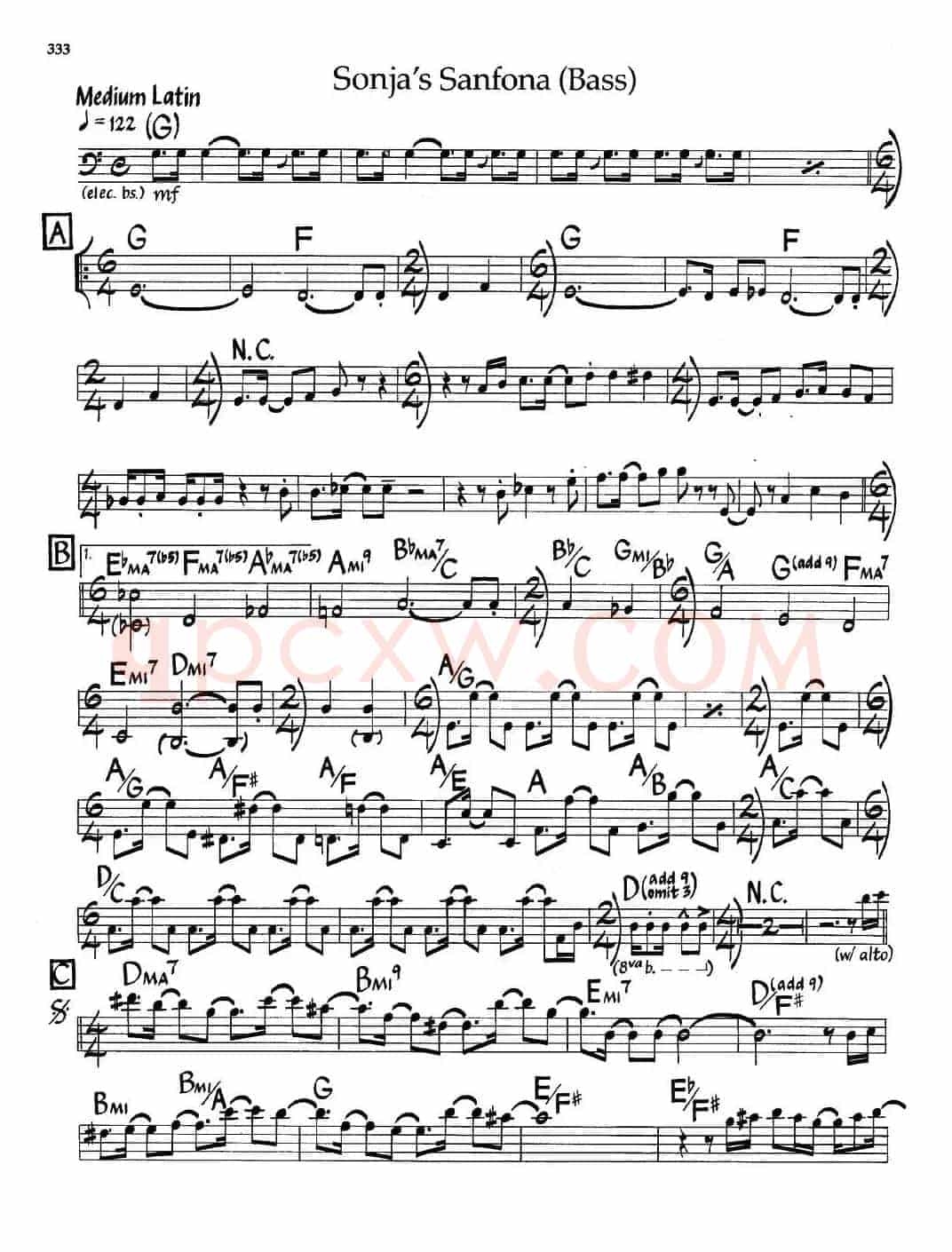 Sonja's Sanfona（爵士钢琴曲）