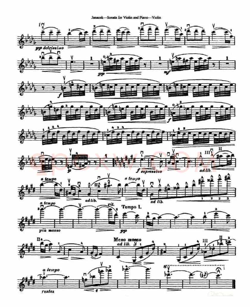 Sonata for Violin and Piano（奏鸣曲）
