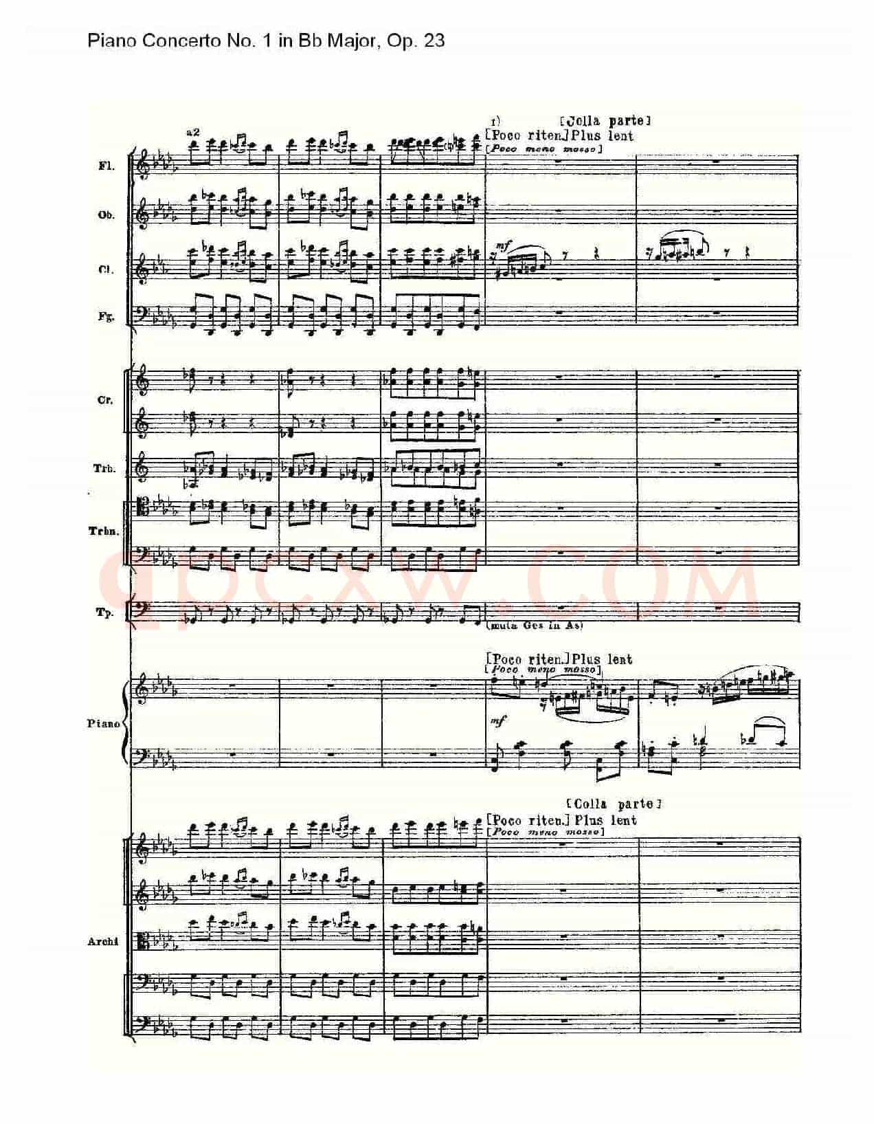 Bb大调第一钢琴协奏曲,Op.23第三乐章(一)