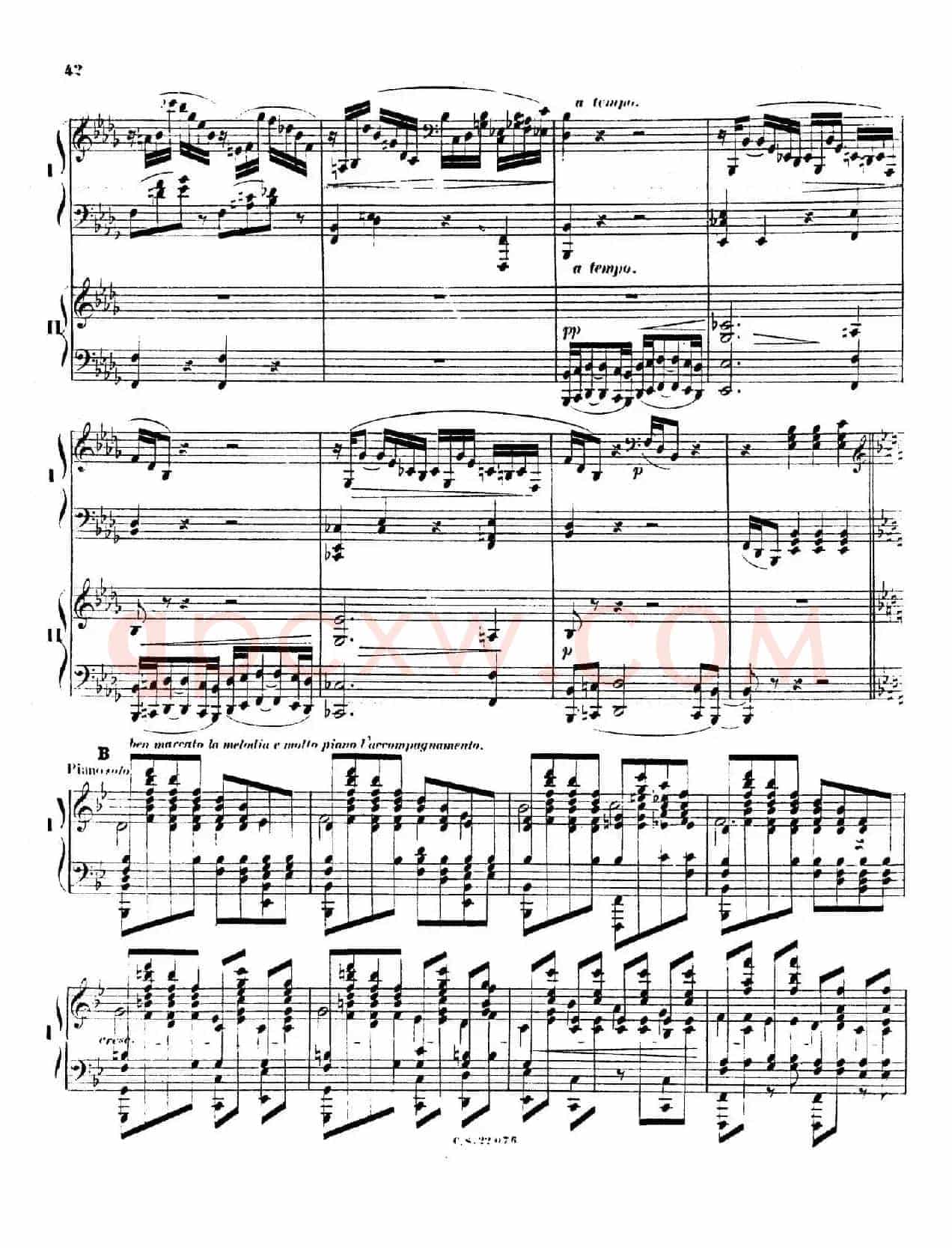 Piano Concerto No.2 in F Major Op.35(F大调第二钢琴协奏曲·Ⅱ·双钢琴)