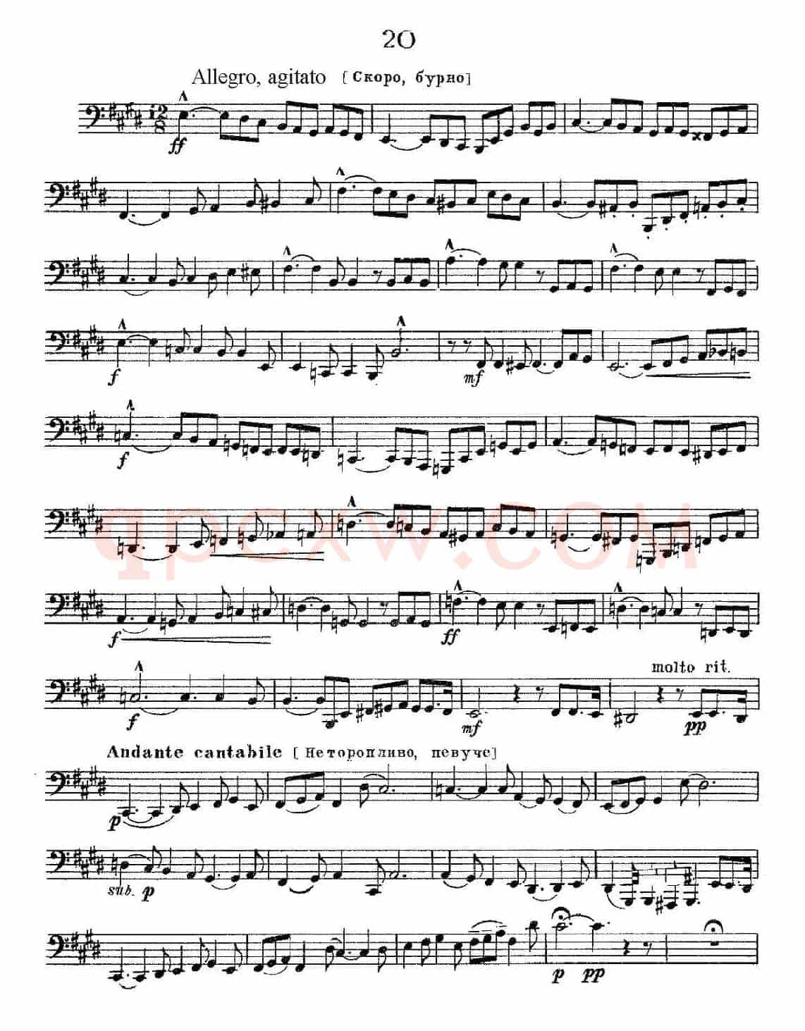 瓦西里耶夫24首大号练习曲集（19—24）