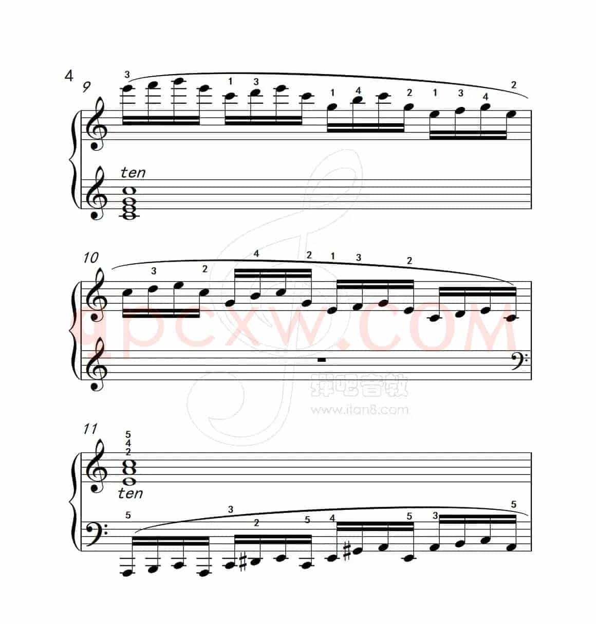 练习曲 10（克拉莫钢琴练习曲60首）