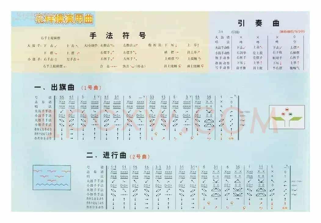 少先队鼓号队曲谱