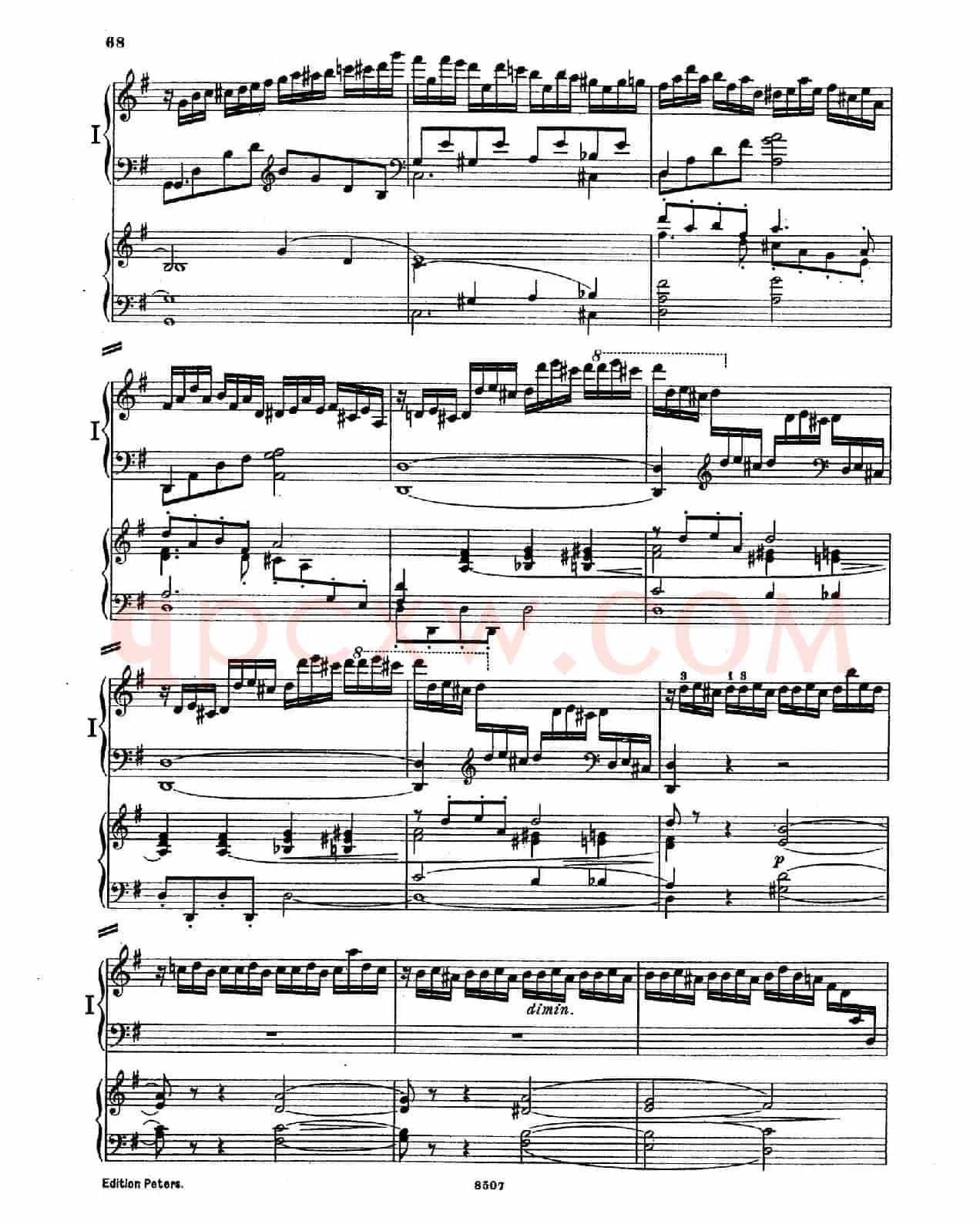 Piano Concerto in E Major Op.59(E大调钢琴协奏曲·双钢琴·第四乐章)