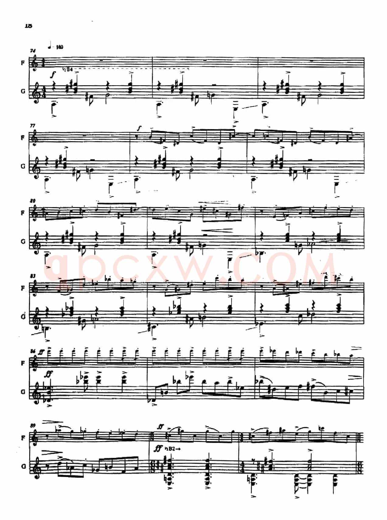 Histoire du Tango:4、Concerto d’aujourd’hui(长笛+吉他)