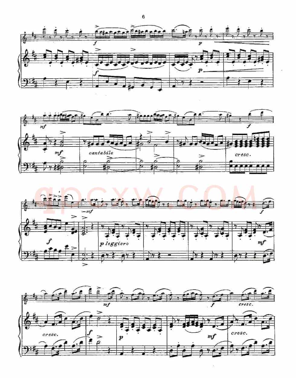 Opern-Transcriptionen.Op.45-5（长笛+钢琴伴奏）