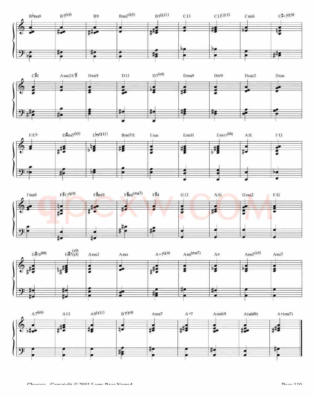 Changes（爵士乐和弦教材）（P101-125）