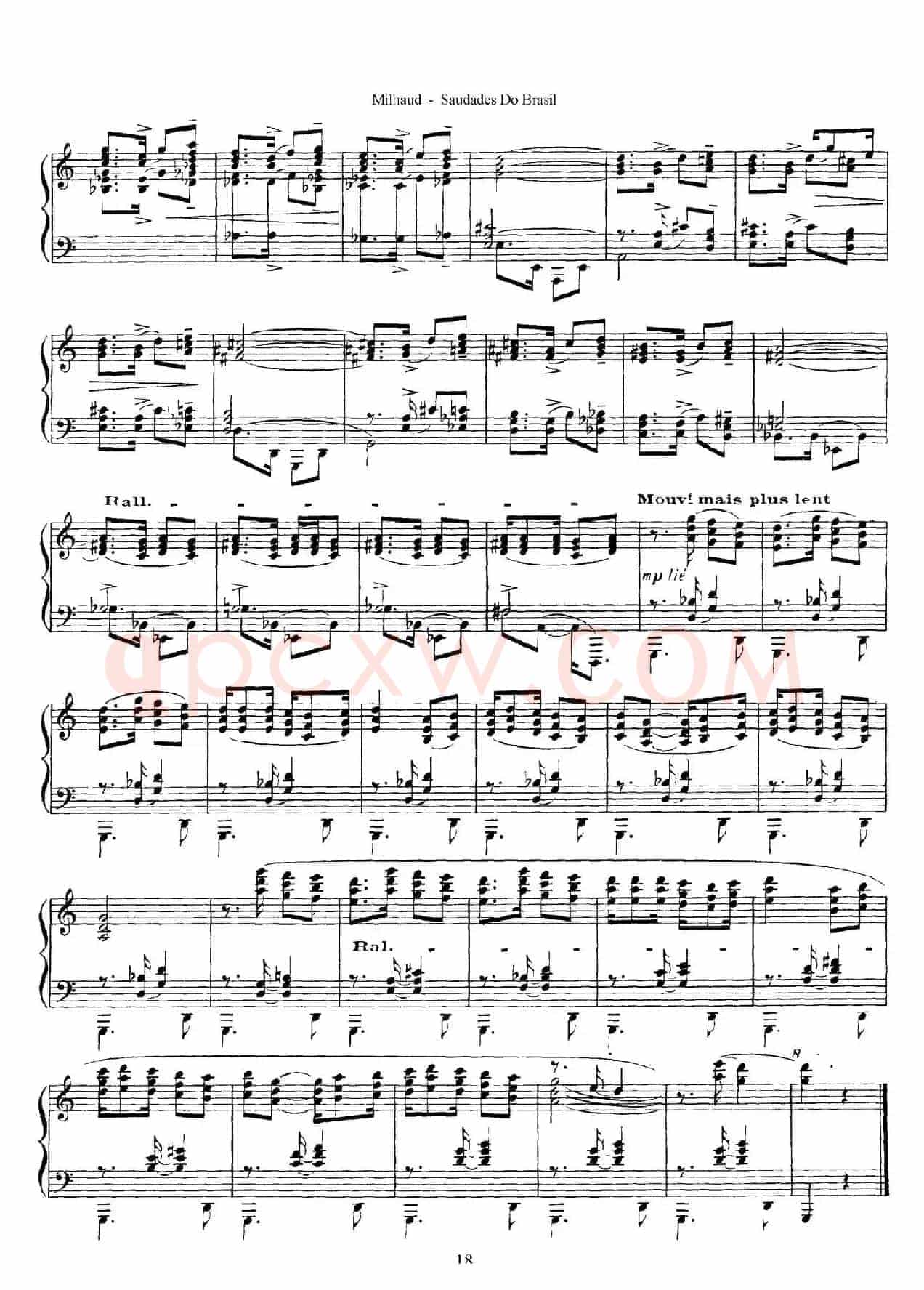 Saudados do Brasil Op.67(巴西回忆·Ⅸ)