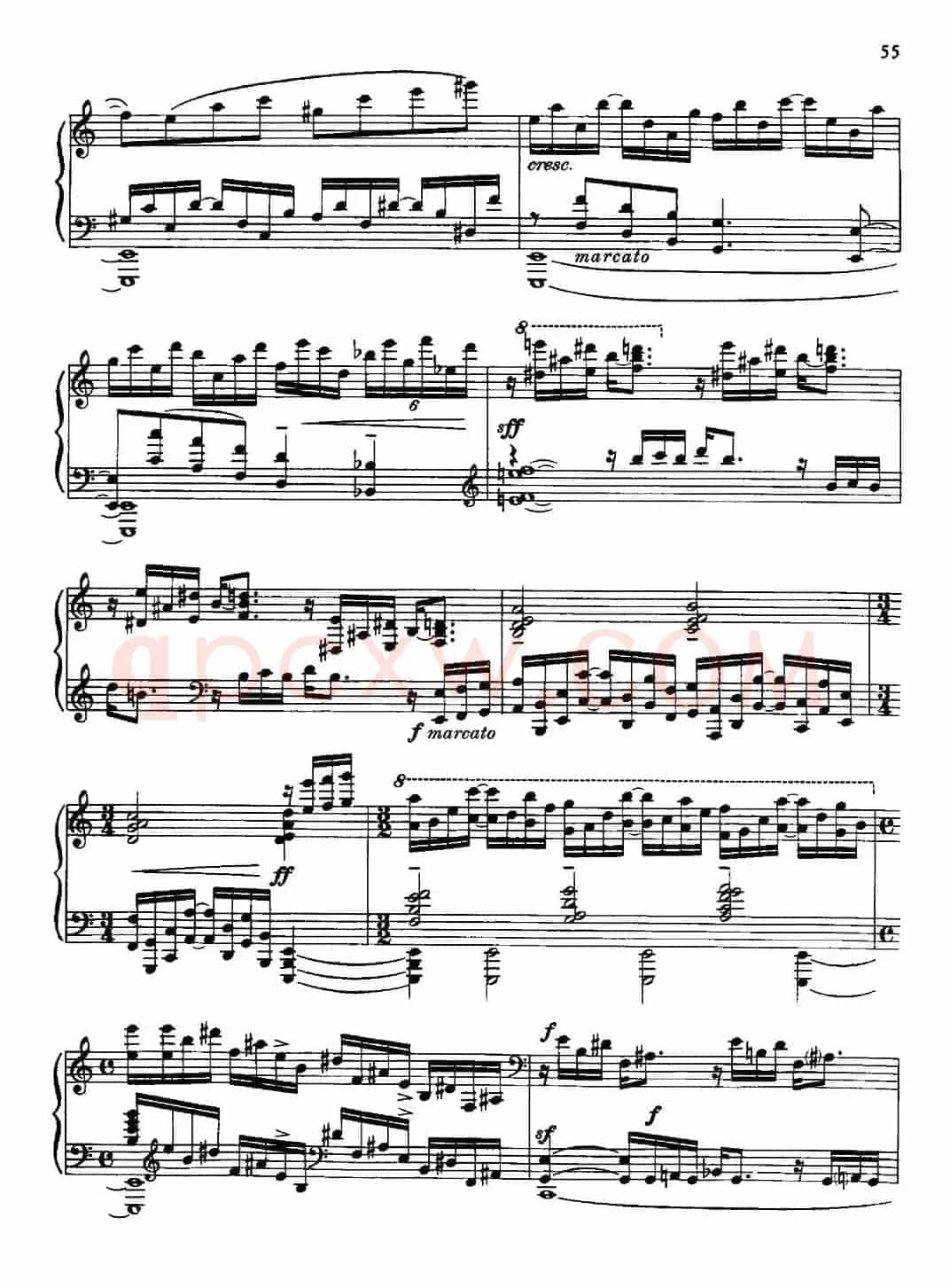 塞缪尔·巴伯 - 降e小调钢琴奏鸣曲 op.26 v.4