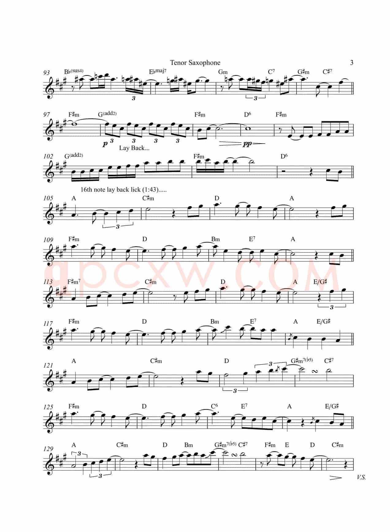 The First Noel（次中音萨克斯）