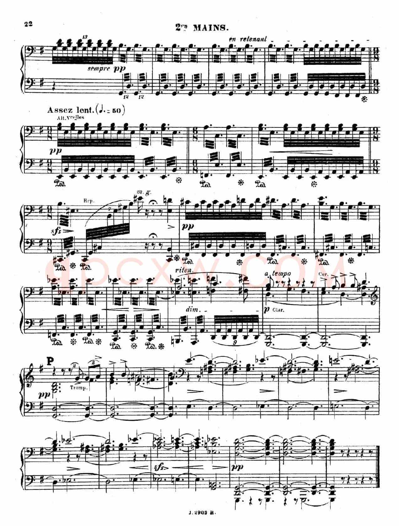 Symphony on a French Mountain Air Op.25（法国山歌交响曲·双钢琴·Ⅰ）