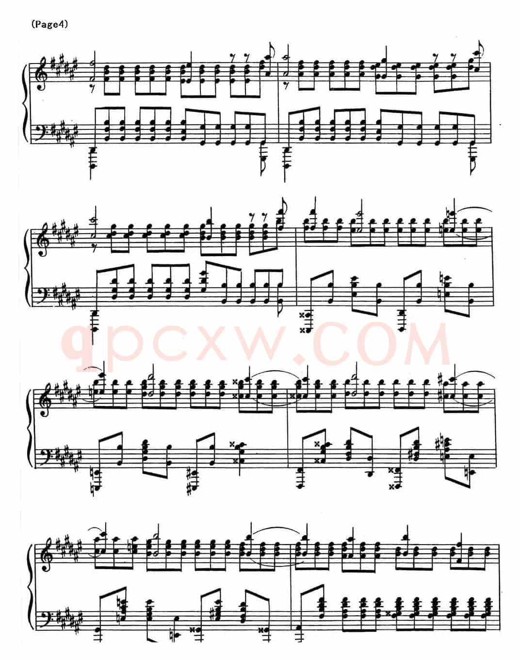斯克里亚宾12首钢琴练习曲 Op8(No.12 Alexander Scriabin Etudes)