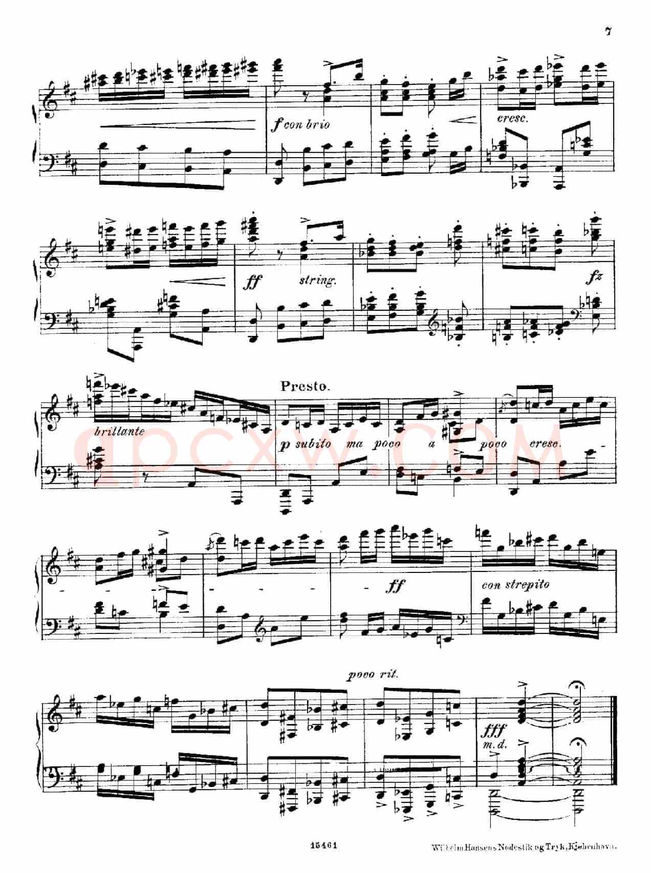 4 Sketches Op.35（4首素描·4）
