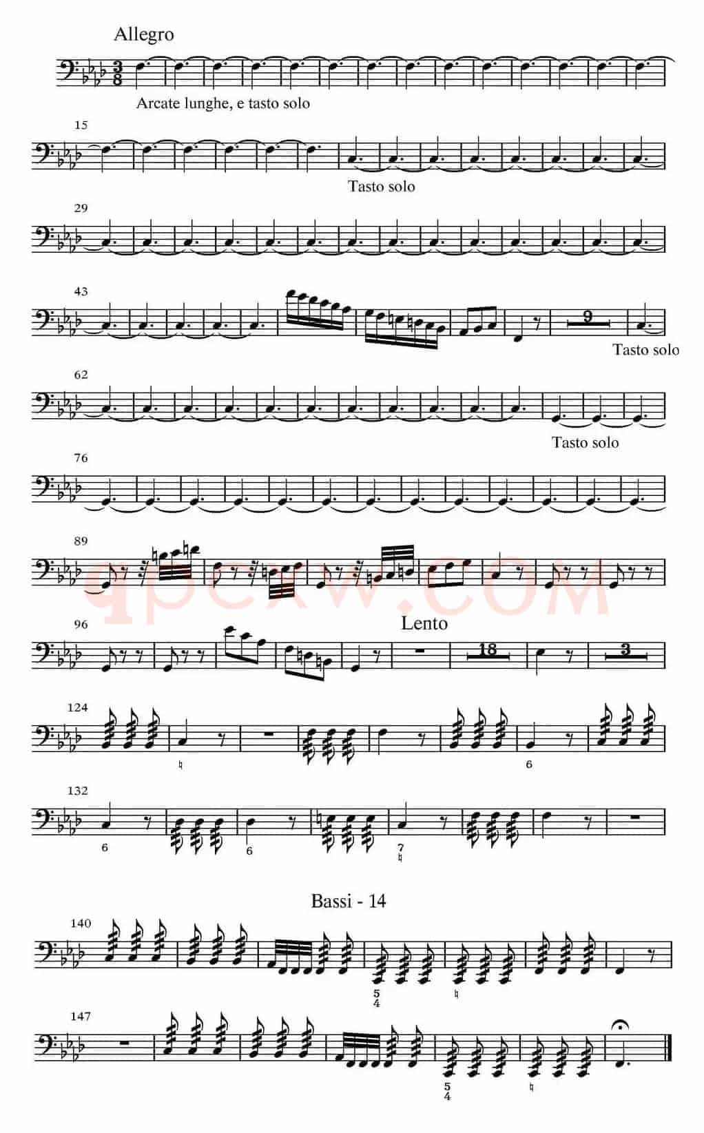 All parts of Winter（四季·冬天）（贝斯分谱）