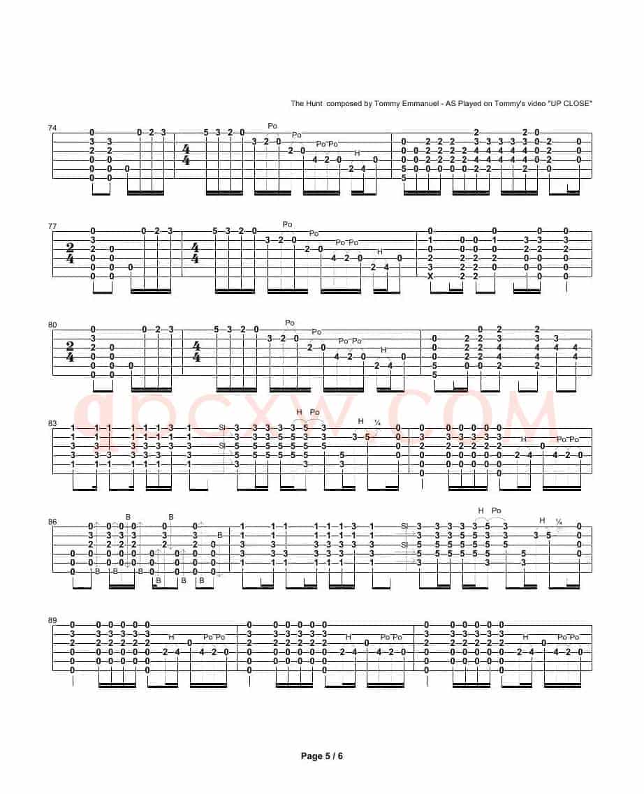 tommy emmanuel：the hunt from up close video（指弹吉它）