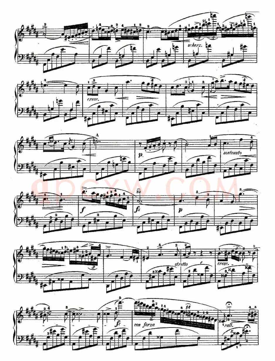降B大调夜曲Op.9-3（Trois Nocturnes）