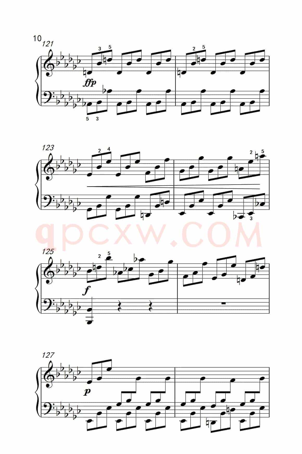 奏鸣曲 Opus 7 第三乐章（贝多芬奏鸣曲集 2）