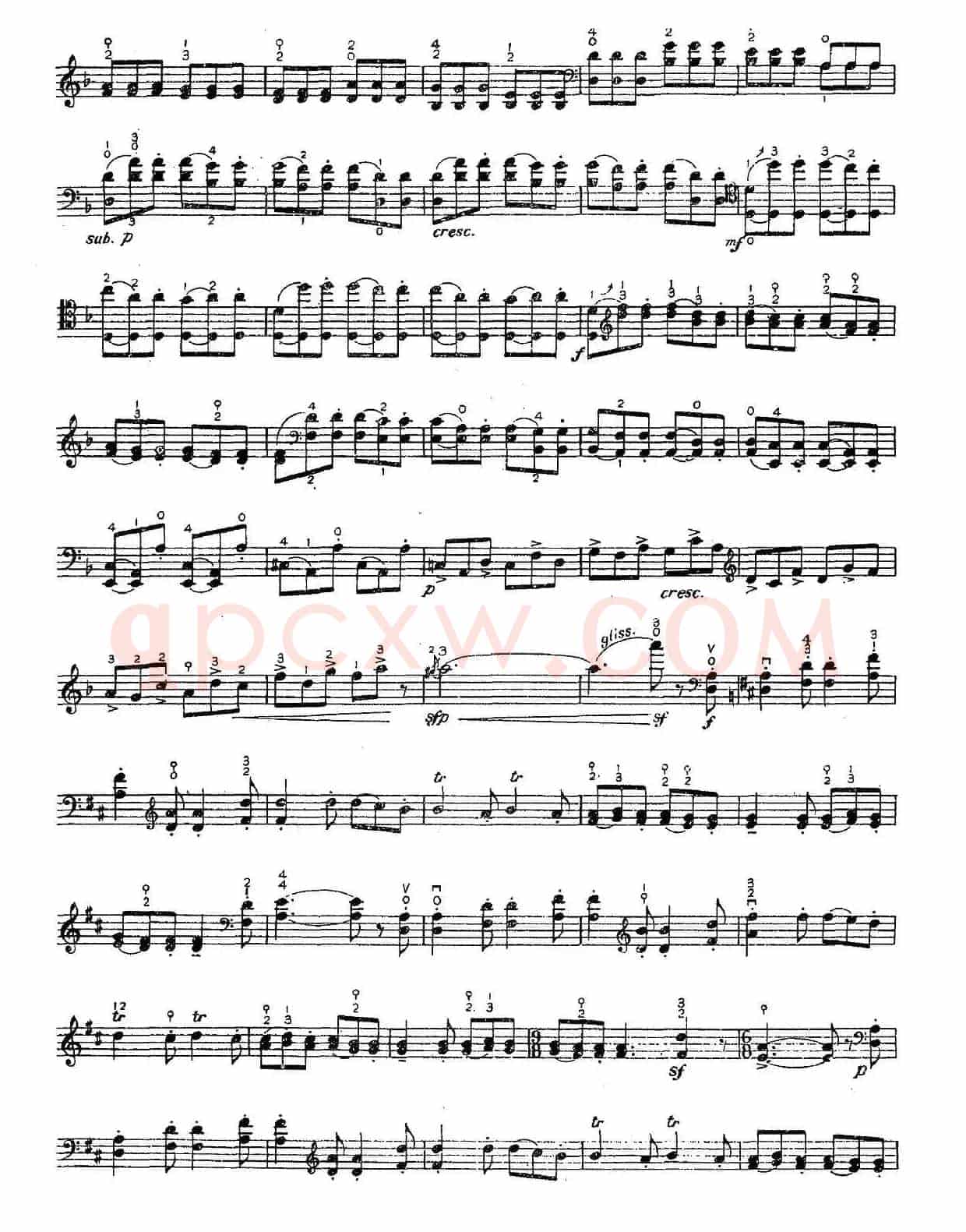 随想练习曲第十一首（大提琴）