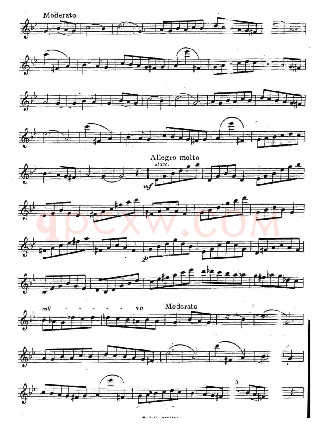 奇特克-萨克斯练习曲之15（ETUDY PRO SAXOPHON - FR ZITRK.op.3）